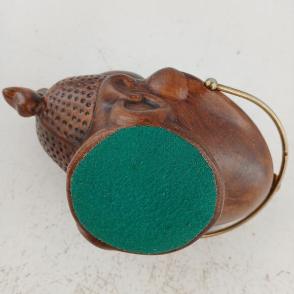 VTG Treasure Craft Monkey Ashtray MCM Brown Ceramic Figurine Retro 1960s Decor - Picture 5 of 12